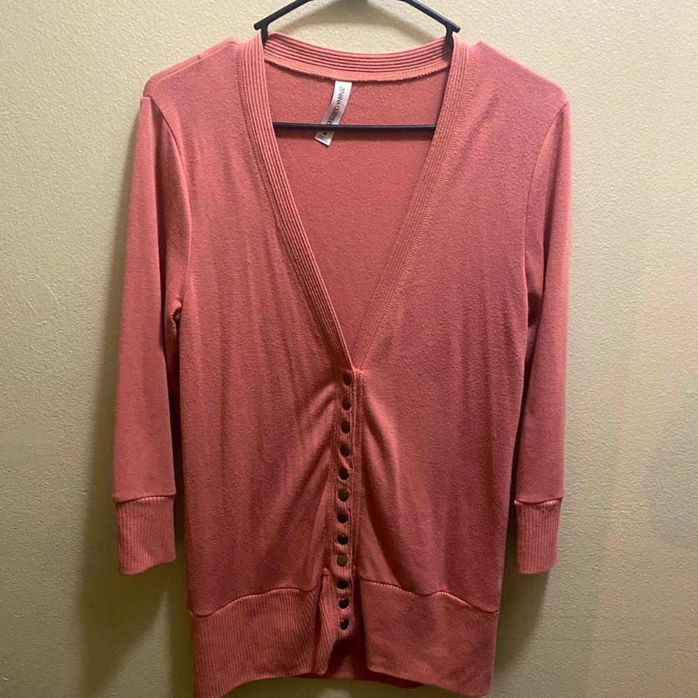 Mauve Color half sleeve Sweater/Cardigan